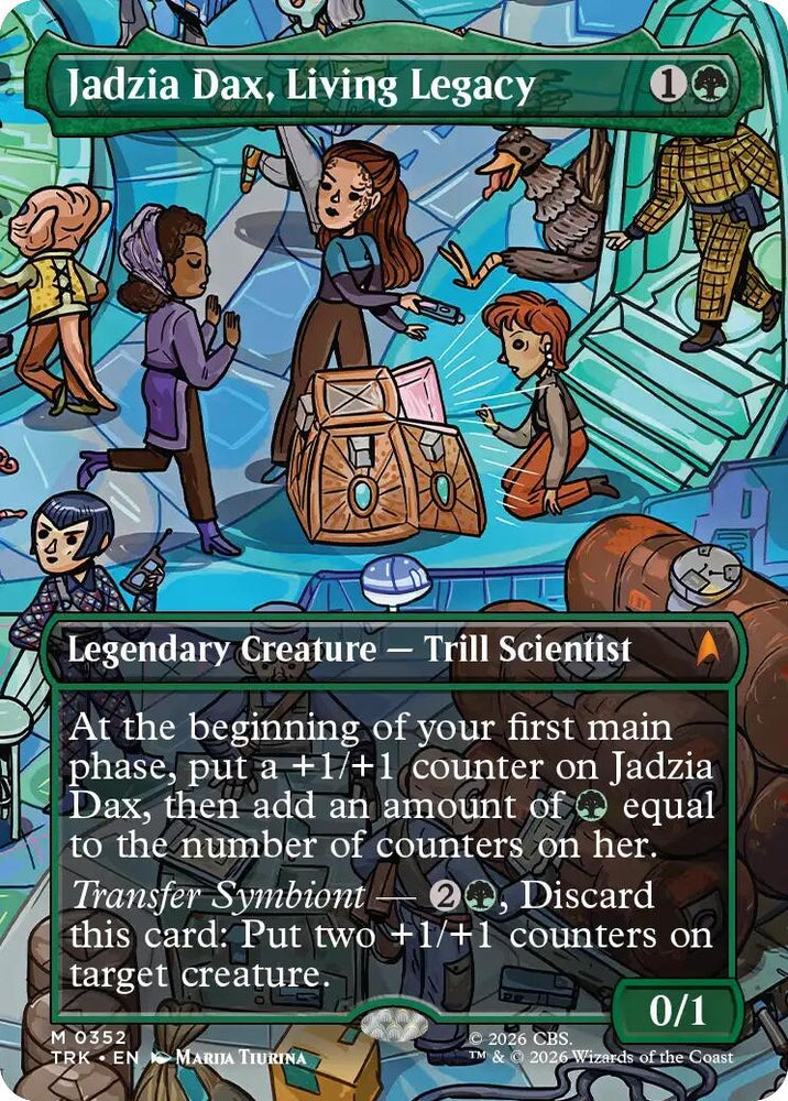 Image for Jadzia Dax, Living Legacy (Borderless) (352) (TRK) - Magic: The Gathering