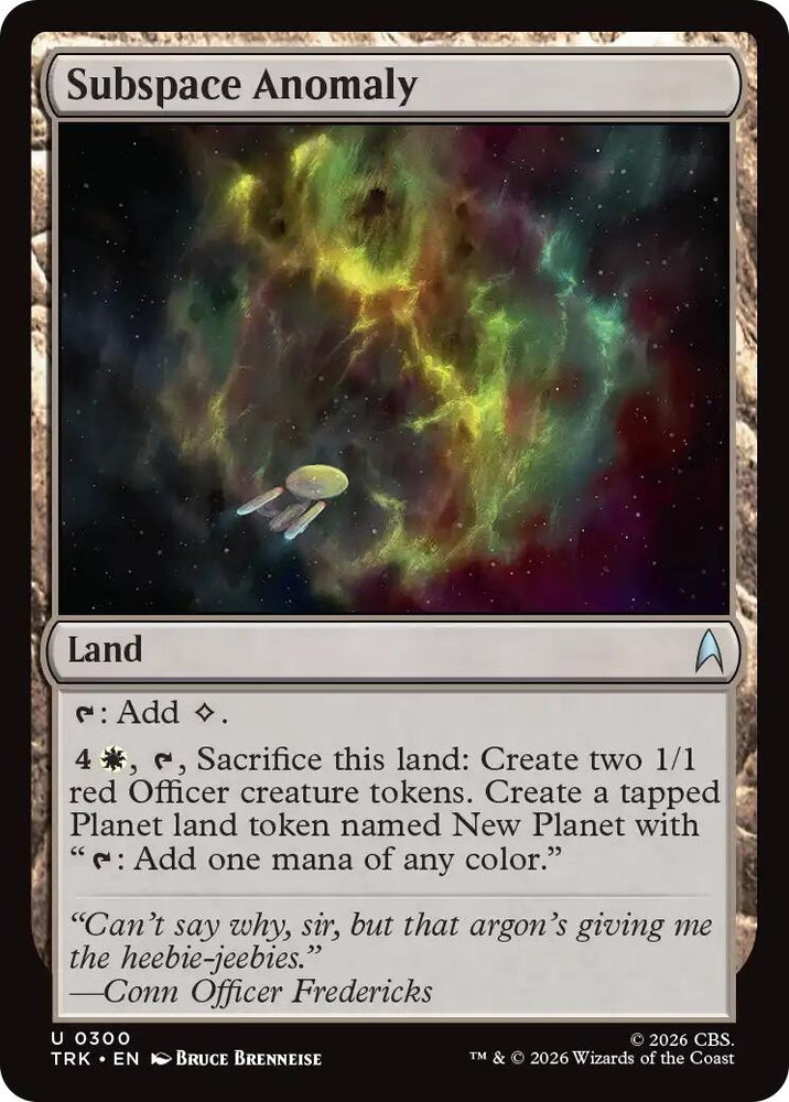 Image for Subspace Anomaly (300) (TRK) - Magic: The Gathering