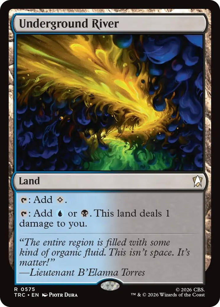 Image for Underground River (575) (TRC) - Magic: The Gathering