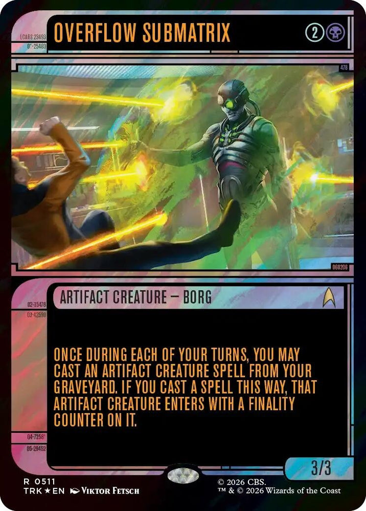Image for Overflow Submatrix (Showcase) (Surge Foil) (511) (TRK) - Magic: The Gathering