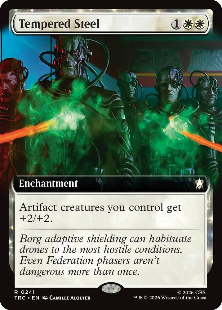 Image for Tempered Steel (Extended Art) (241) (TRC) - Magic: The Gathering