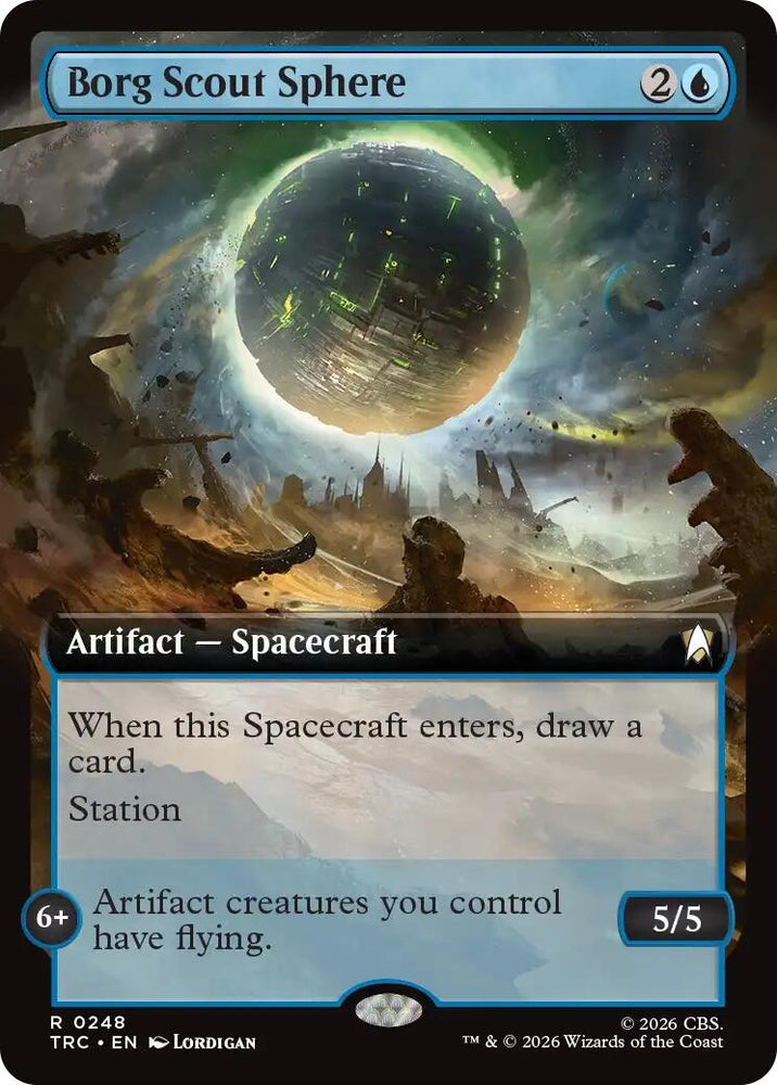 Image for Borg Scout Sphere (Extended Art) (248) (TRC) - Magic: The Gathering