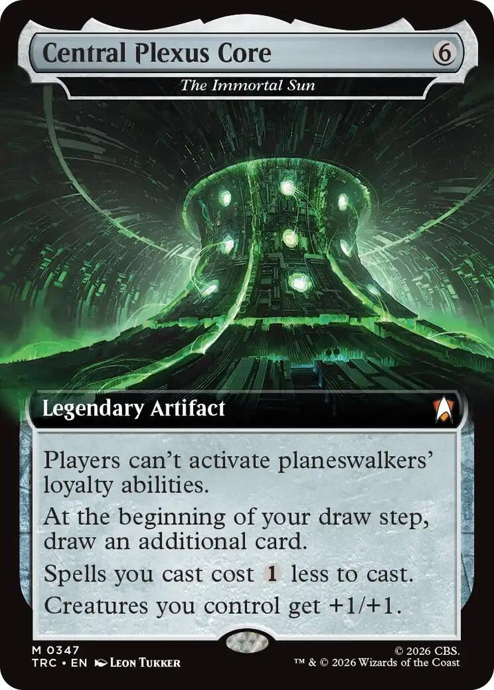 Image for Central Plexus Core - The Immortal Sun (Extended Art) (347) (TRC) - Magic: The Gathering