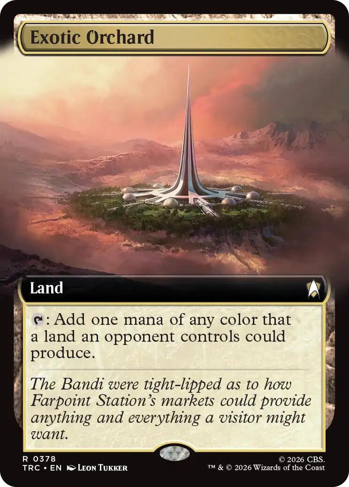 Image for Exotic Orchard (Extended Art) (378) (TRC) - Magic: The Gathering