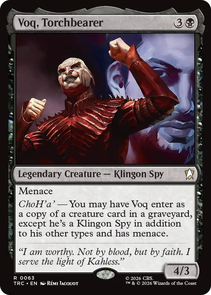 Image for Voq, Torchbearer (Surge Foil) (TRC) - Magic: The Gathering