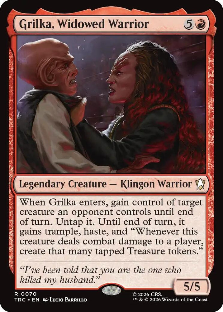 Image for Grilka, Widowed Warrior (TRC) - Magic: The Gathering