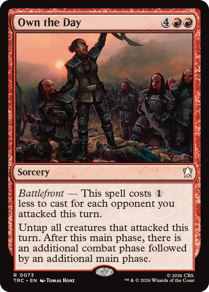 Image for Own the Day (TRC) - Magic: The Gathering