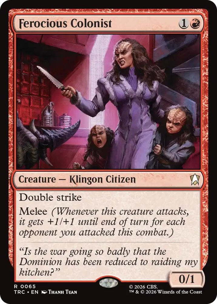 Image for Ferocious Colonist (Surge Foil) (TRC) - Magic: The Gathering