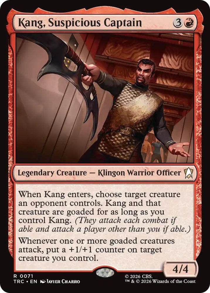 Image for Kang, Suspicious Captain (Surge Foil) (TRC) - Magic: The Gathering
