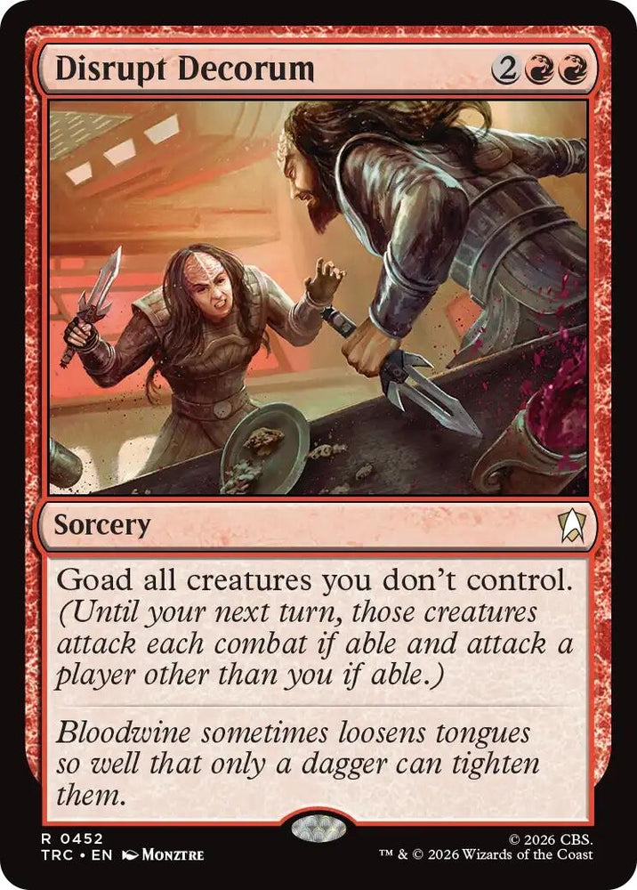 Image for Disrupt Decorum (Surge Foil) (TRC) - Magic: The Gathering