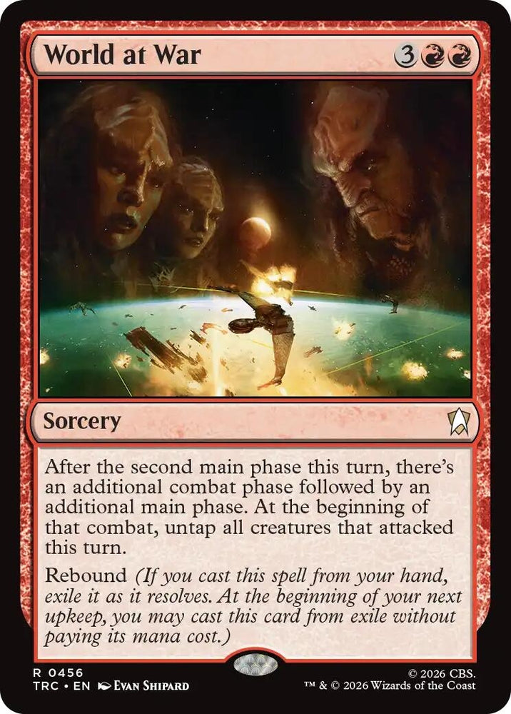 Image for World at War (Surge Foil) (TRC) - Magic: The Gathering