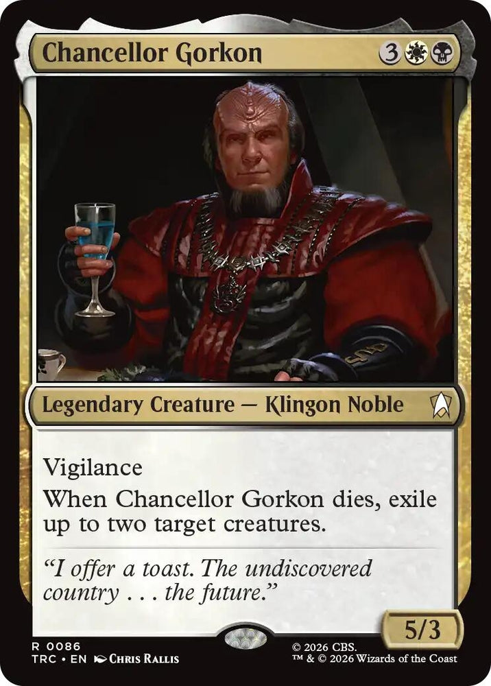 Image for Chancellor Gorkon (Surge Foil) (TRC) - Magic: The Gathering
