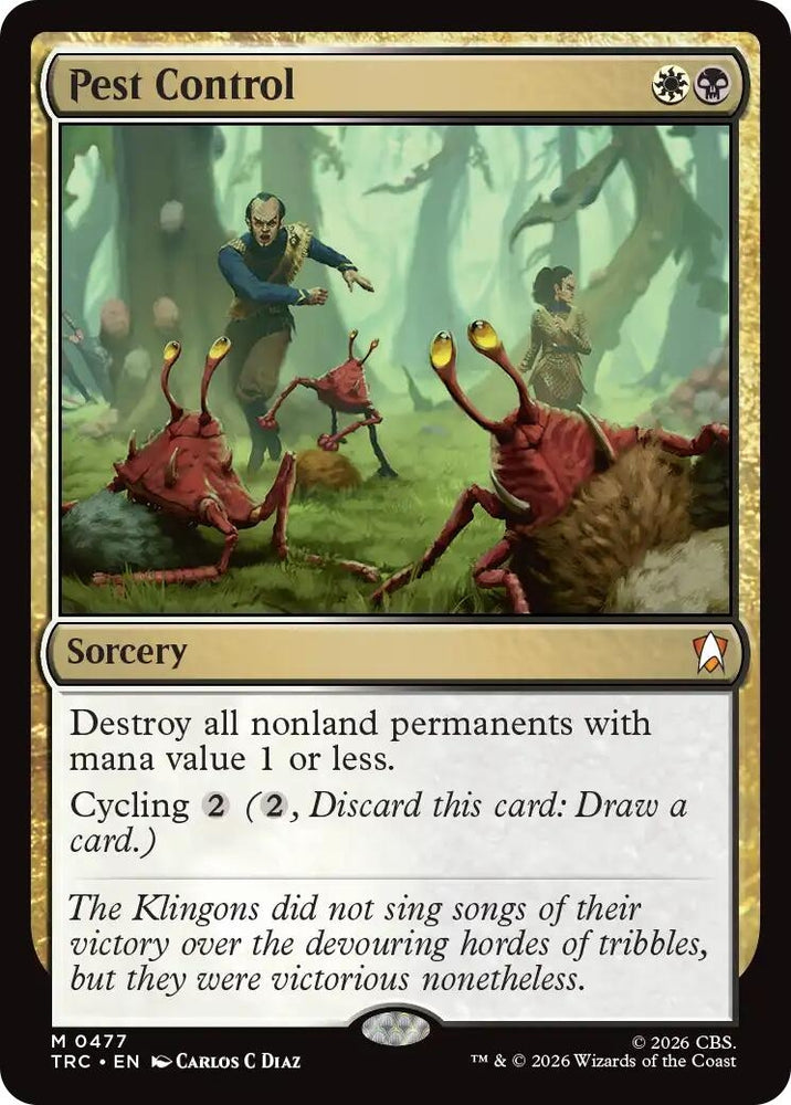 Image for Pest Control (Surge Foil) (TRC) - Magic: The Gathering