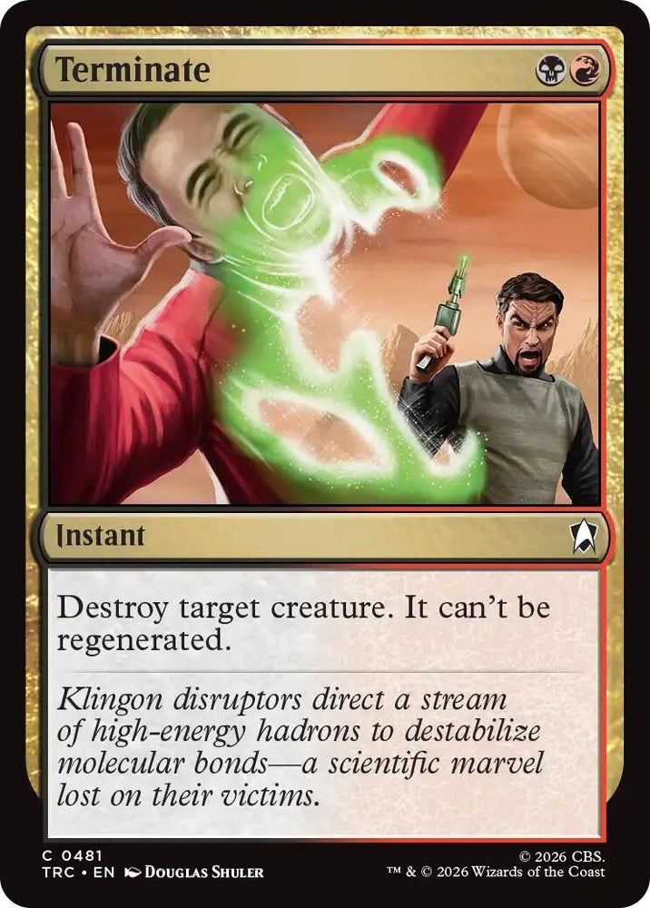 Image for Terminate (Surge Foil) (TRC) - Magic: The Gathering
