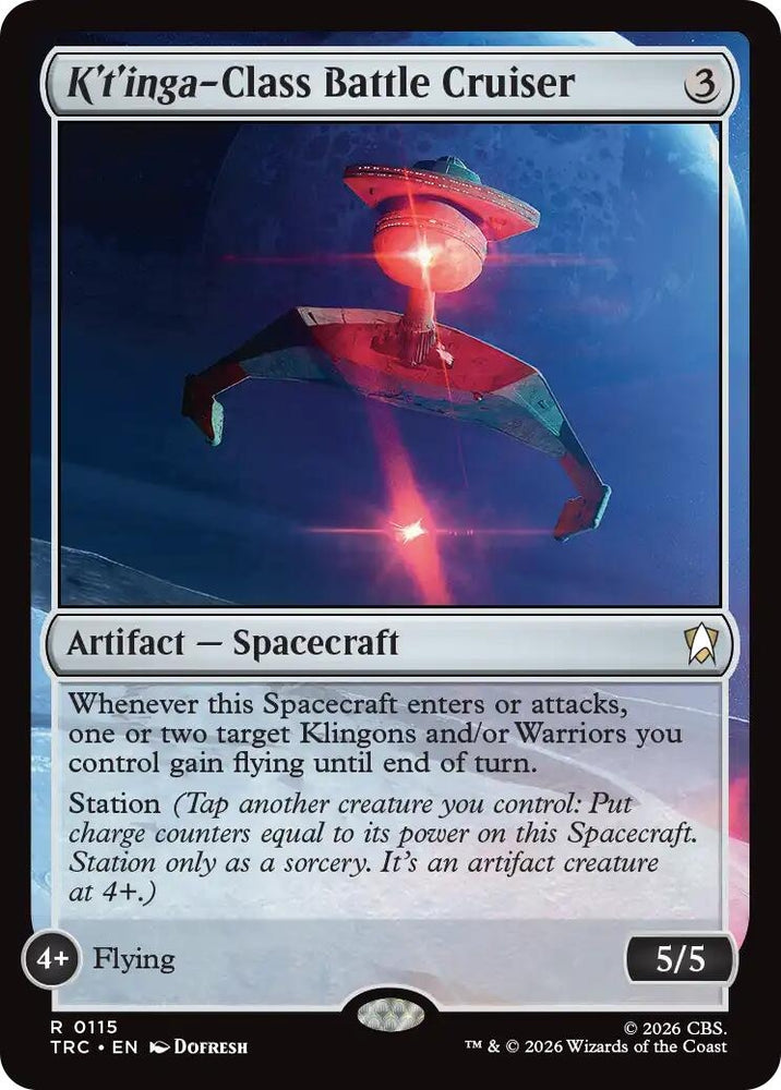 Image for K't'inga-Class Battle Cruiser (TRC) - Magic: The Gathering