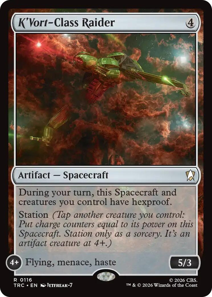 Image for K'Vort-Class Raider (TRC) - Magic: The Gathering