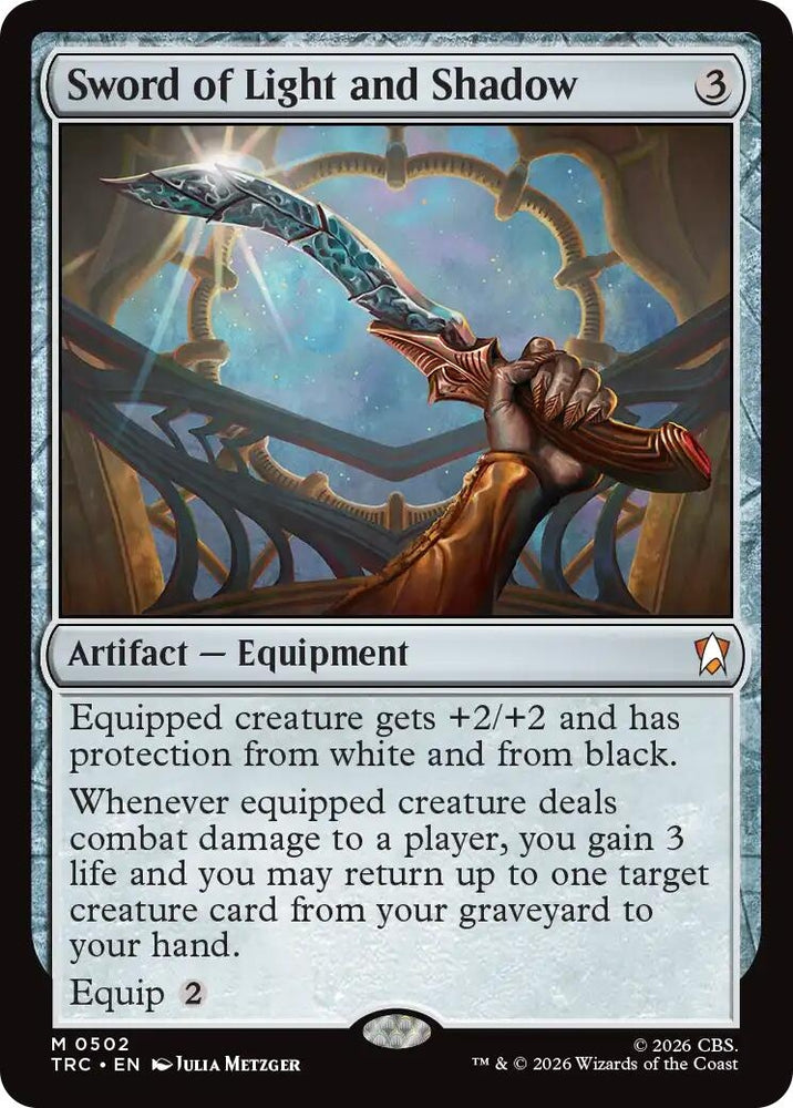 Image for Sword of Light and Shadow (Surge Foil) (TRC) - Magic: The Gathering