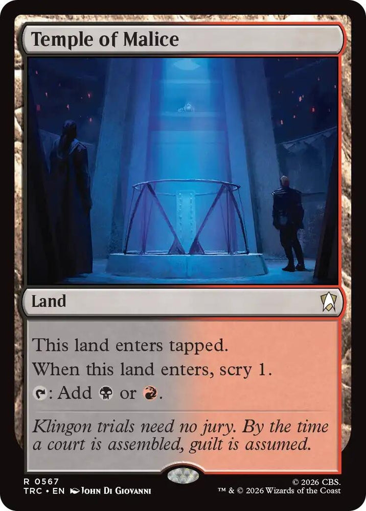 Image for Temple of Malice (Surge Foil) (TRC) - Magic: The Gathering