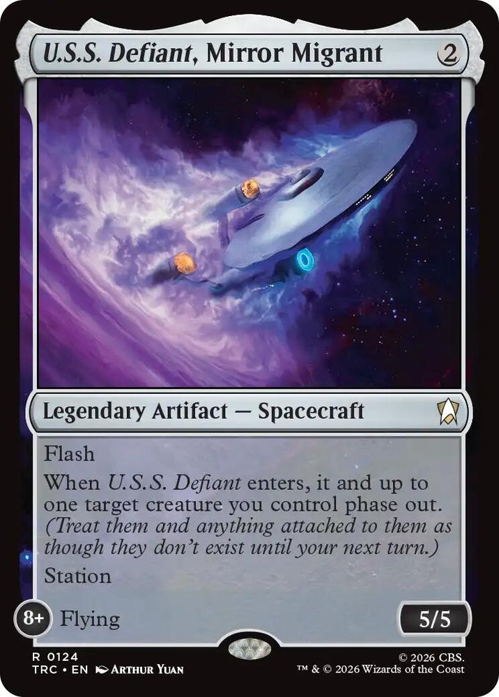 Image for U.S.S. Defiant, Mirror Migrant (124) (TRC) - Magic: The Gathering
