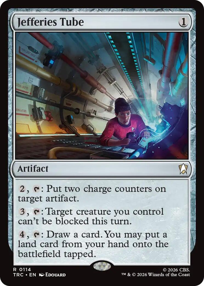 Image for Jefferies Tube (Surge Foil) (114) (TRC) - Magic: The Gathering