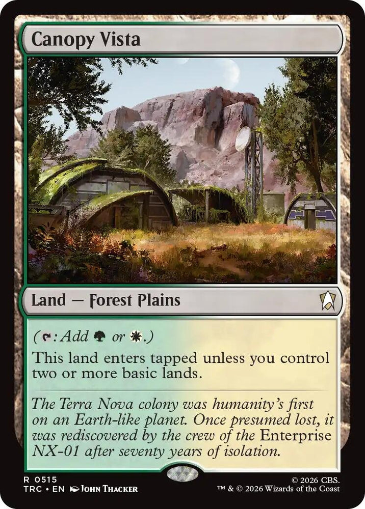 Image for Canopy Vista (Surge Foil) (515) (TRC) - Magic: The Gathering