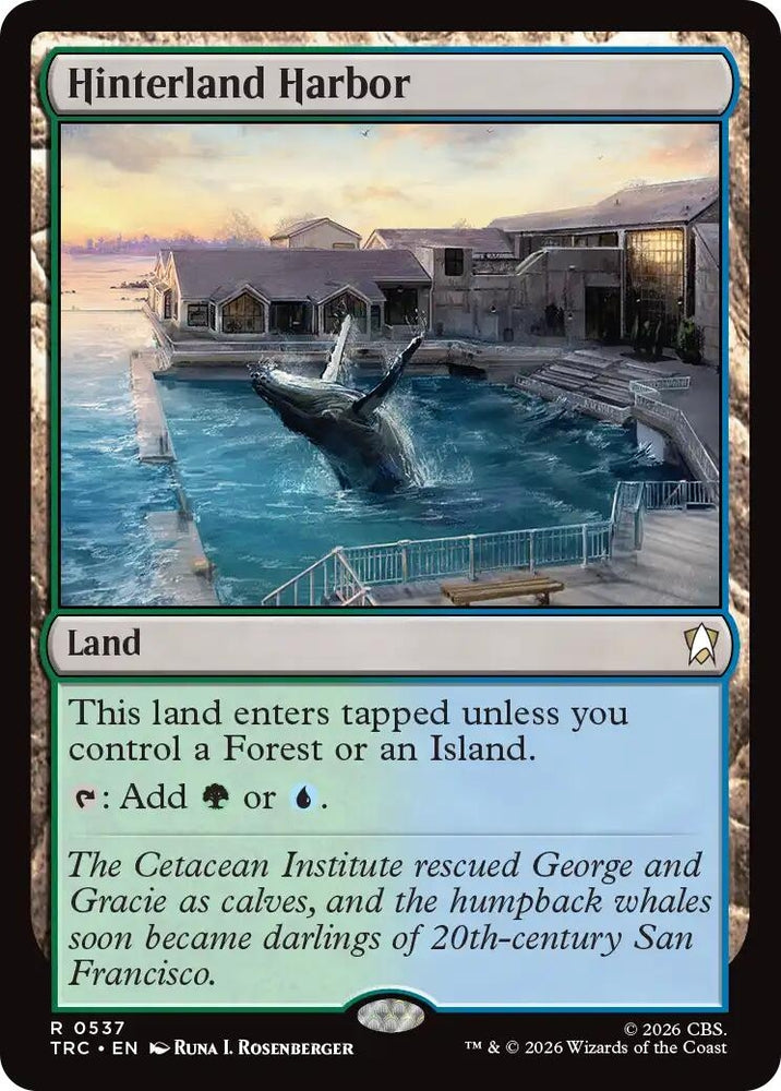 Image for Hinterland Harbor (Surge Foil) (537) (TRC) - Magic: The Gathering