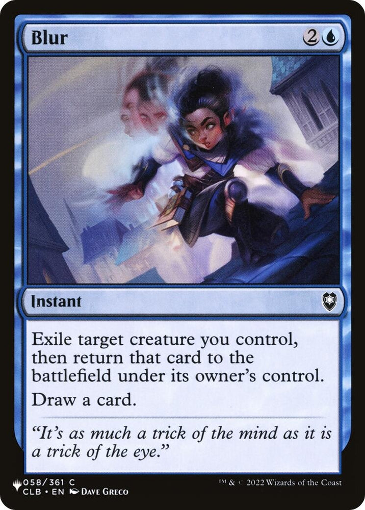 Image for Blur (LIST) - Magic: The Gathering