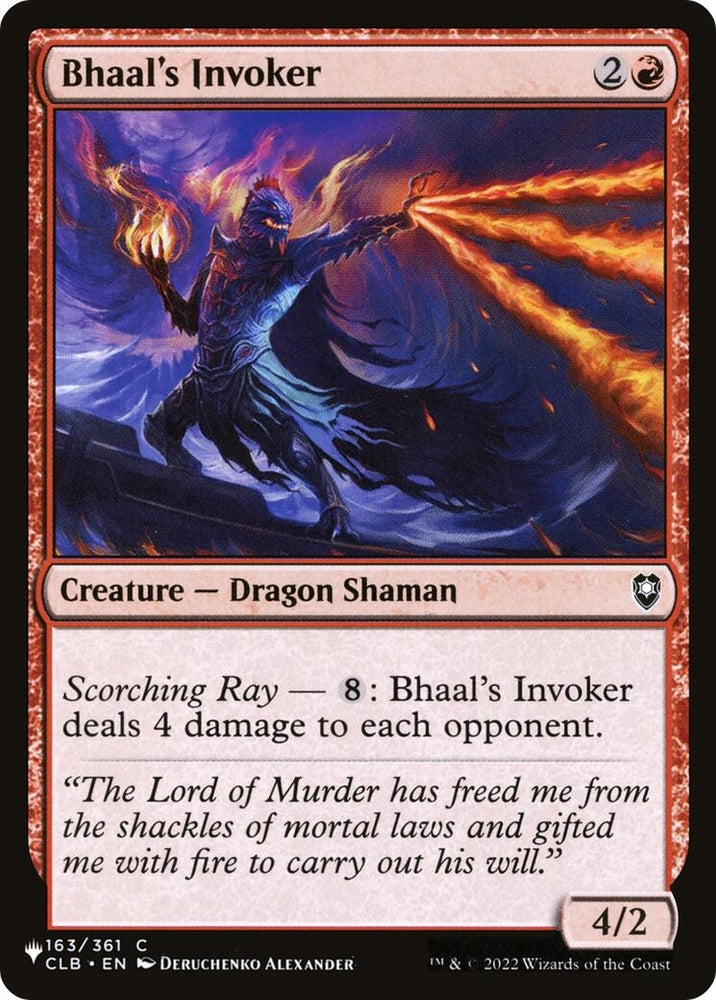 Image for Bhaal's Invoker (LIST) - Magic: The Gathering