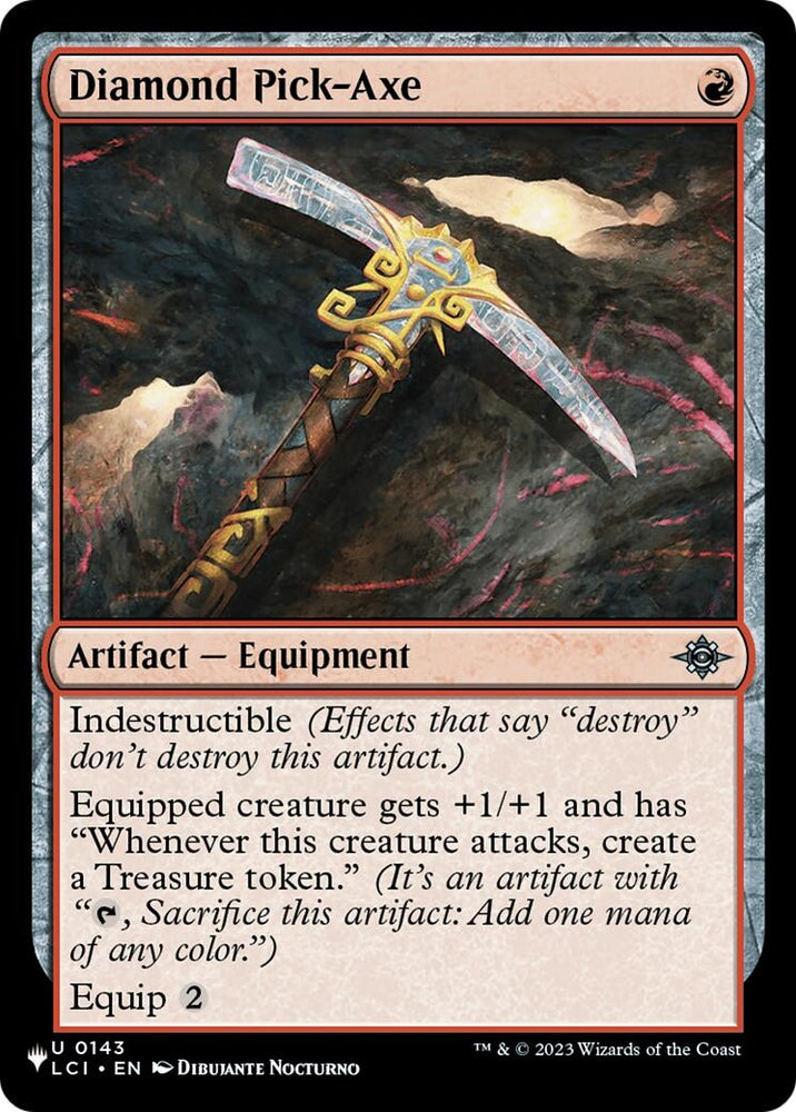 Image for Diamond Pick-Axe (LIST) - Magic: The Gathering