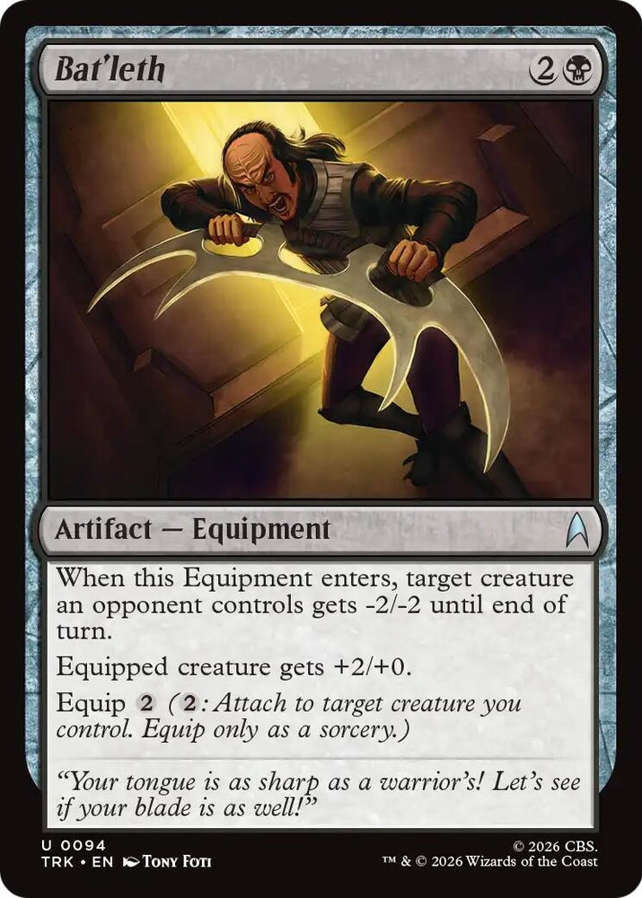 Image for Bat'leth (TRK) - Magic: The Gathering