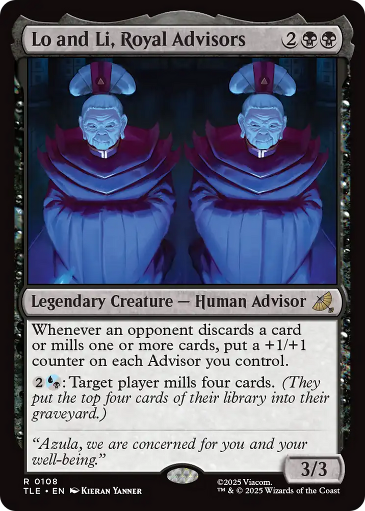 Lo and Li, Royal Advisors [Avatar: The Last Airbender: Eternal-Legal]