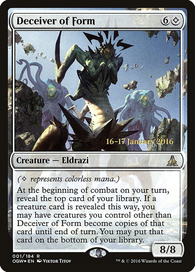 Deceiver of Form (Prerelease) [Oath of the Gatewatch Prerelease Promos]