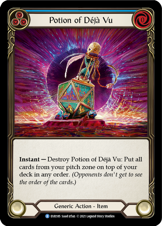 Potion of Deja Vu [EVR185] 1st Edition Normal