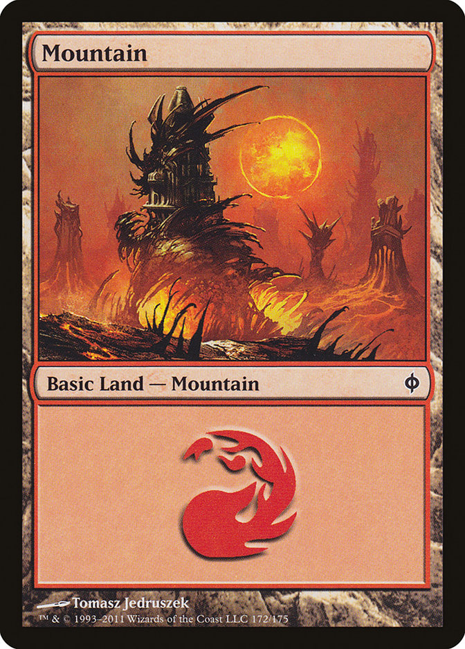 Mountain (#172) [New Phyrexia]