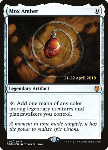 Mox Amber  [Dominaria Prerelease Promos]