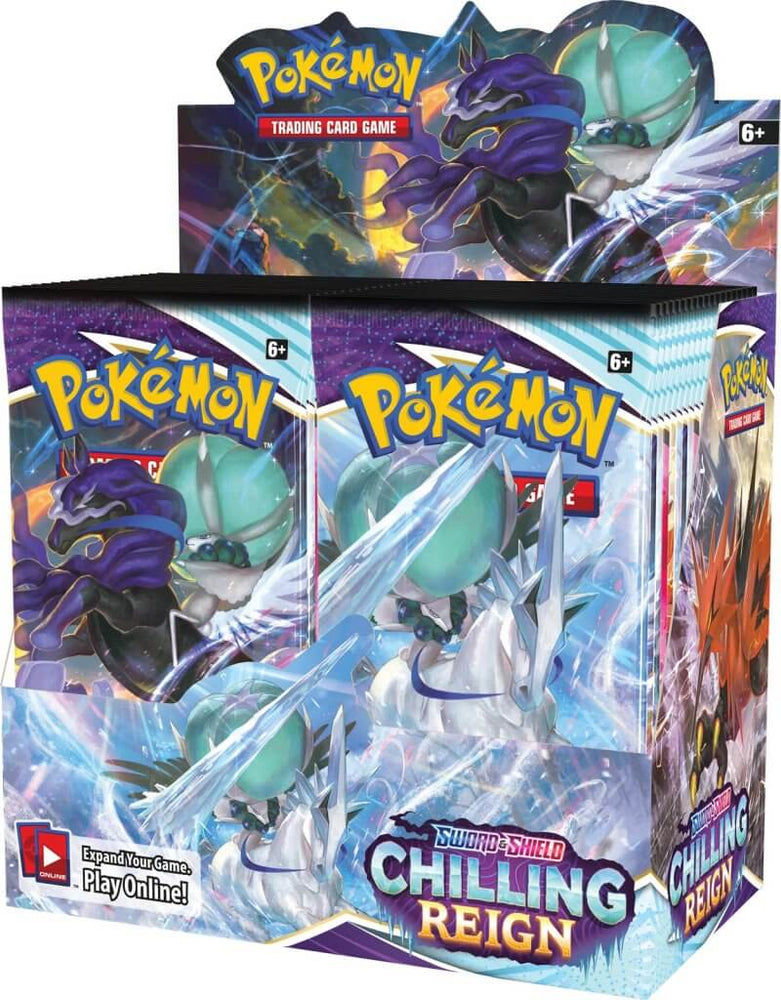 Pokémon TCG Chilling Reign Booster Box Display