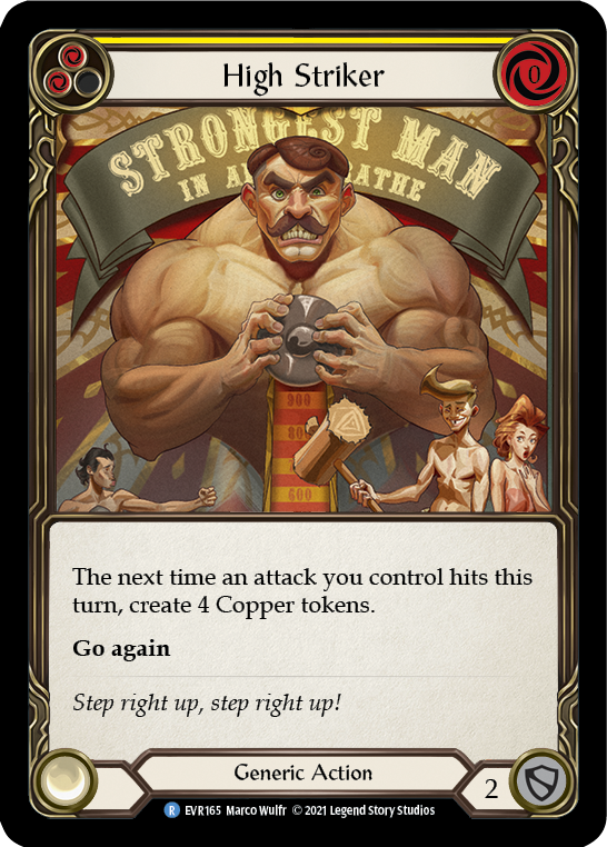 High Striker (Yellow) [EVR165] 1st Edition Normal