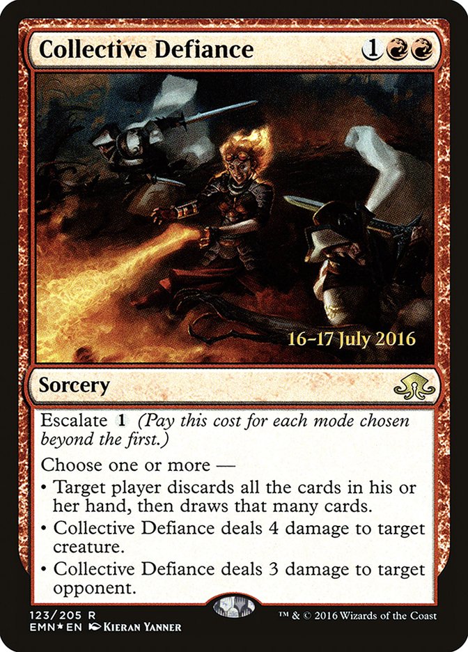 Collective Defiance  (Prerelease) [Eldritch Moon Prerelease Promos]