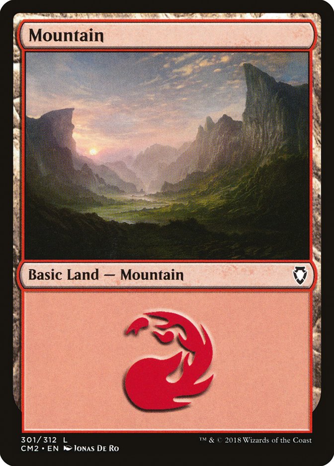 Mountain (#301) [Commander Anthology Volume II]