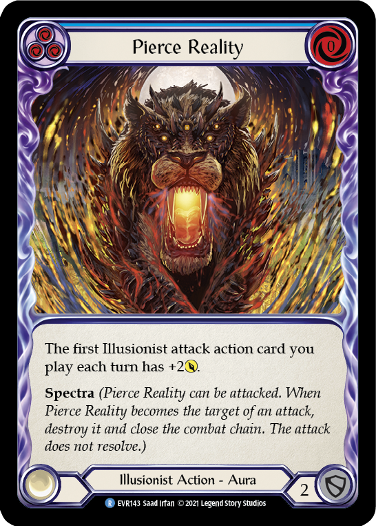 Pierce Reality (Blue) [EVR143] 1st Edition Normal