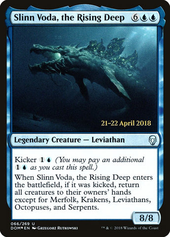 Slinn Voda, the Rising Deep  (Prerelease) [Dominaria Prerelease Promos]